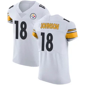 Diontae Johnson Pittsburgh Steelers Women's White Football Jersey •  Kybershop