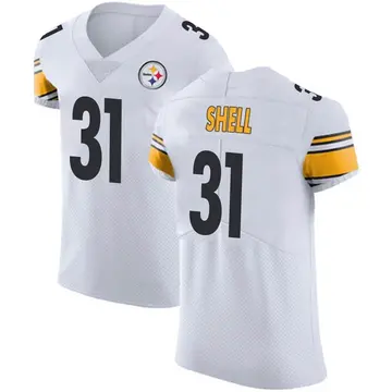 Steelers Donnie Shell #31 Men's Pro Line Replica Away Jersey - M