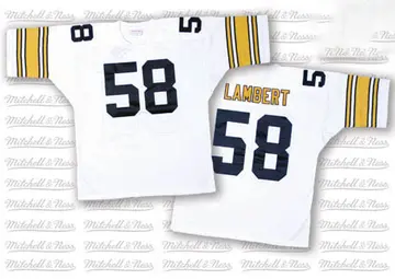 Jack Lambert 58 Pittsburgh Steelers White Vapor Limited Jersey