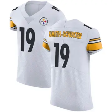 Nike Chiefs 9 JuJu Smith-Schuster White Vapor Untouchable Limited Men Jersey