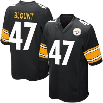 Mel Blount Pittsburgh Steelers Men's Legend Black Color Rush T-Shirt