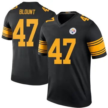 Jerseyrama Mel Blount Jersey #47 Pittsburgh Unsigned Custom Stitched Black Football New No Brands/Logos Sizes S-3xl, Size: XXXLarge