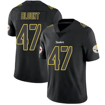 : Mel Blount Jersey #47 Pittsburgh Custom Stitched Black