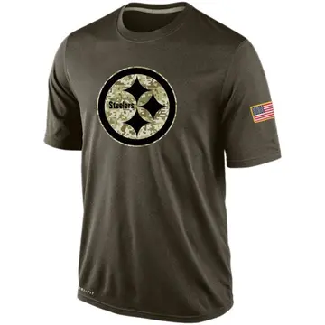 Josiah Scott Pittsburgh Steelers Men's Legend Olive Salute to Service  Sideline Long Sleeve T-Shirt