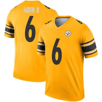 NFL_Jerseys 08D Jersey Pittsburgh''Steelers'' #6 Pressley Harvin