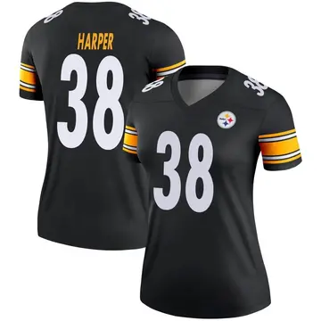 Youth Madre Harper Pittsburgh Steelers Black Color Rush Legend T-Shirt