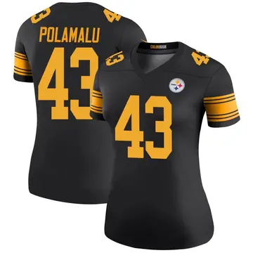 Troy Polamalu 2008 Color Rush Men's Black Legacy Jersey