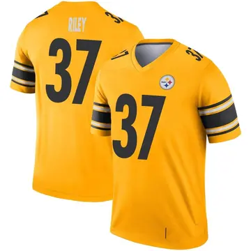 Elijah Riley Men's Nike White Pittsburgh Steelers Game Custom Jersey Size: 3XL