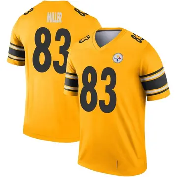 Heath Miller Pittsburgh Steelers Men's Legend Black Color Rush T-Shirt