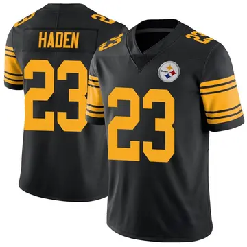 Pittsburgh Steelers on field nike Jersey with DMR clover size XL joe haden  NWT